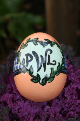 Monogrammed Egg