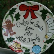 Cookies For Santa Plate