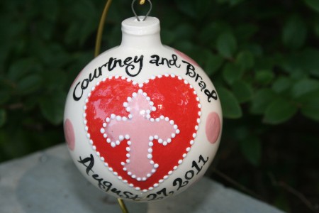 Love and Blessings Wedding Ornament